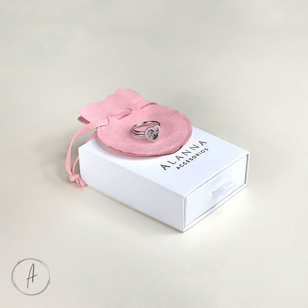 Anillo de Promesa edicion "Couple Heart" Plata 925
