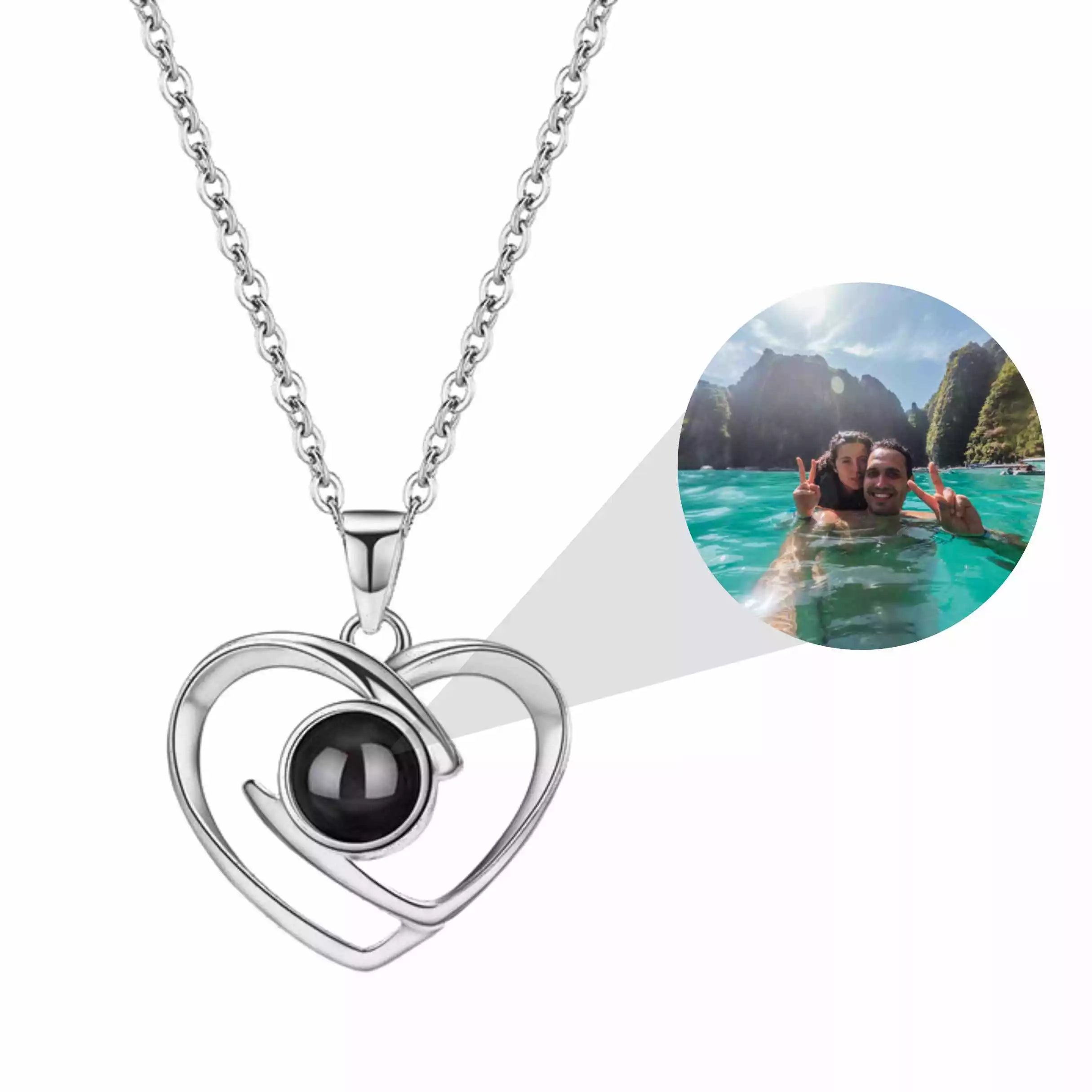 Collar de Corazón modelo "Alma" en Plata 9.25