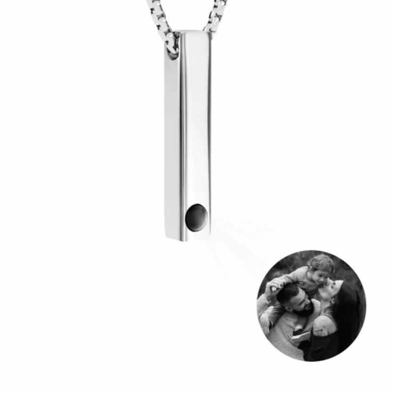 Collar Personalizado "Barra Minimalista" Único en Colombia