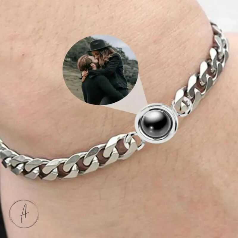 Manilla Personalizada Metálica "Siempre Contigo" Única en Colombia